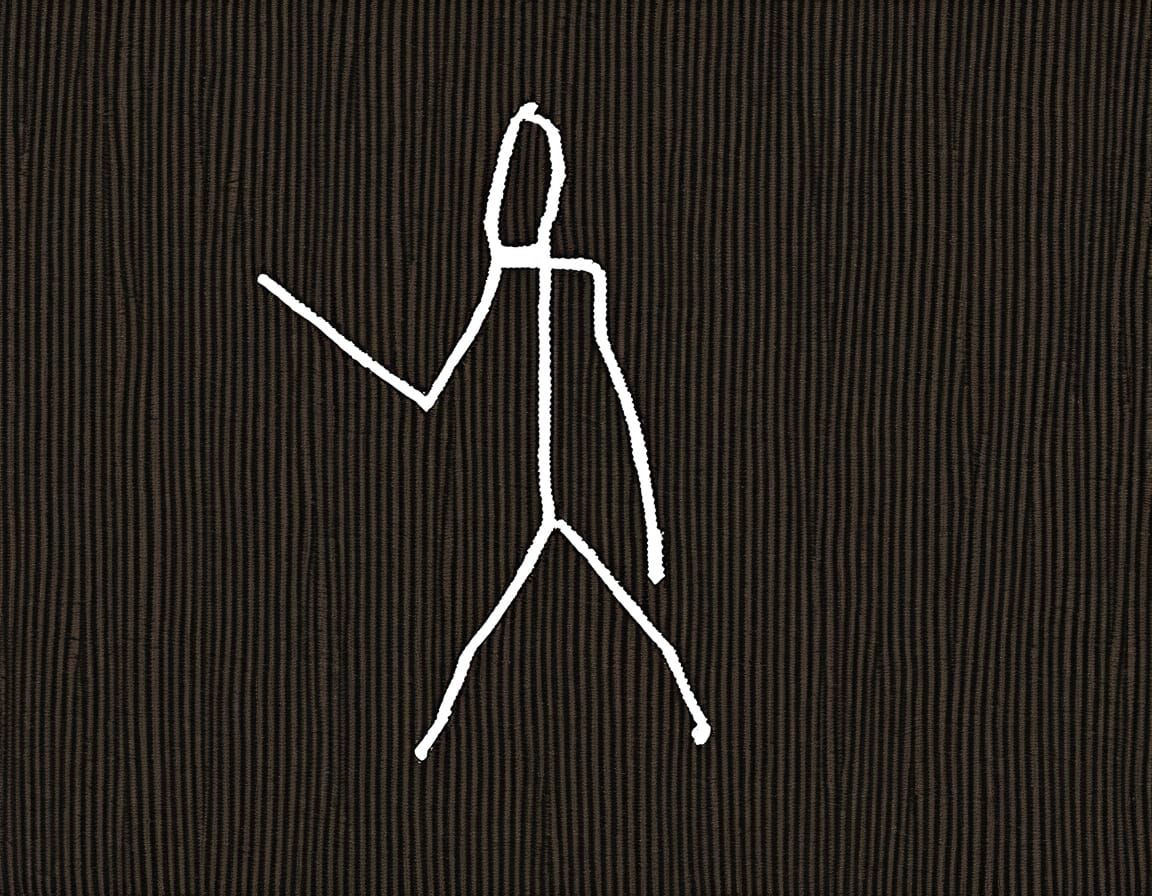 A Well-Dressed Figure in a Somber Mood