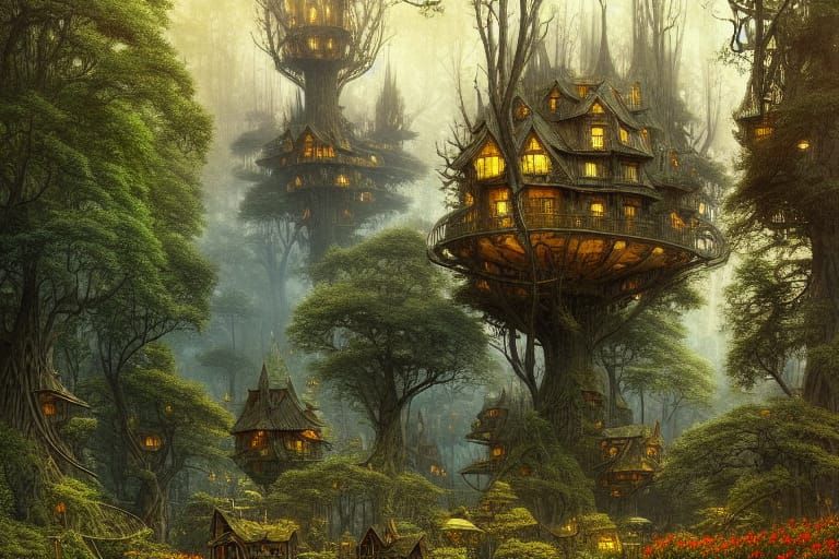The city of tree houses