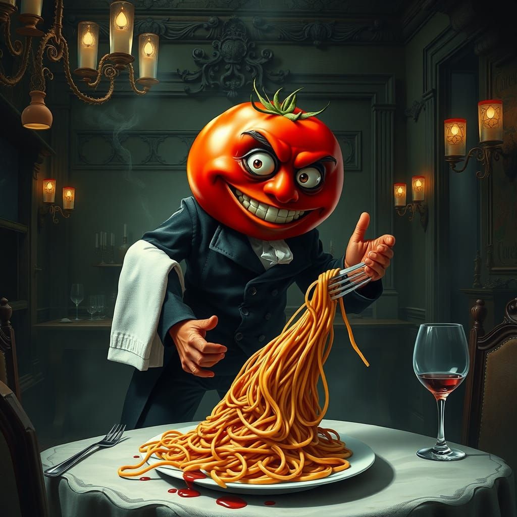 A Surrealist's Nightmare in a 19th Century French Tavern