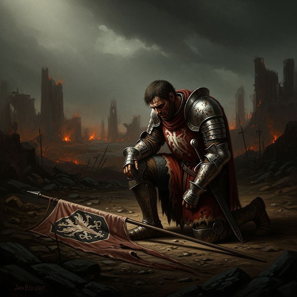 Grimdark Warrior in Baroque Style