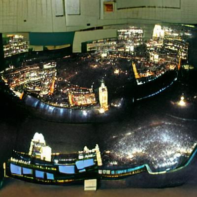 London Night Panorama