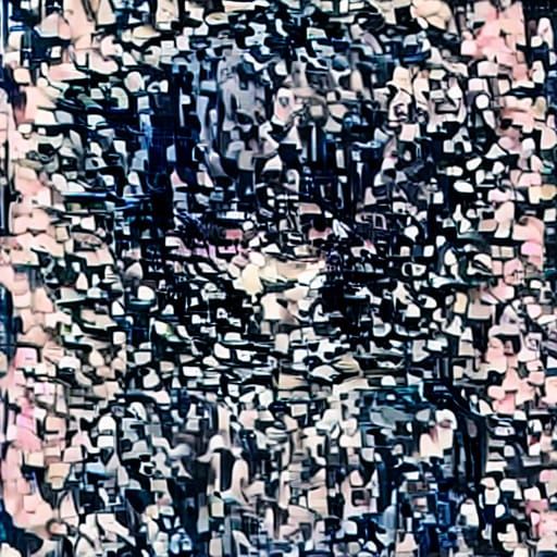 Whimsical Anime Doll Basks in a Floral Wonderland