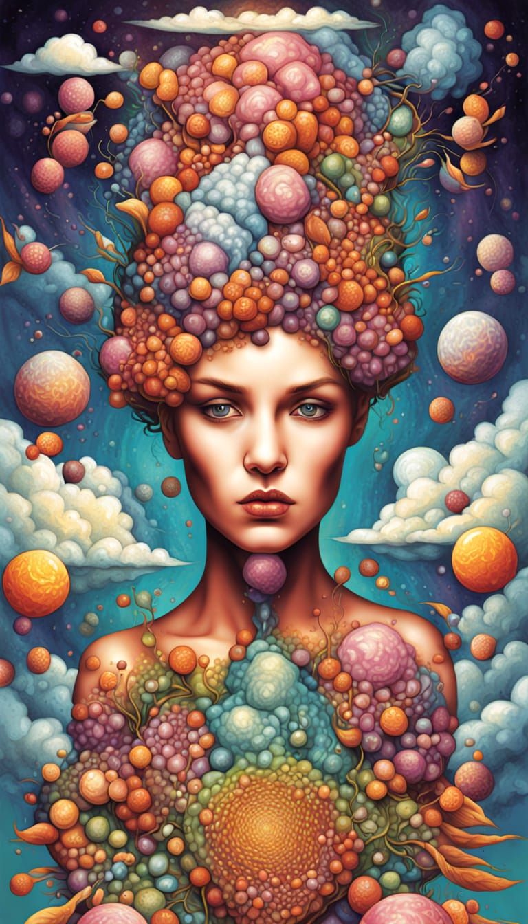 Create Hallucination Imagery 
Using All Pertinent Illustration Images of The System , Conscious and Unconscious 
Ego Sup...