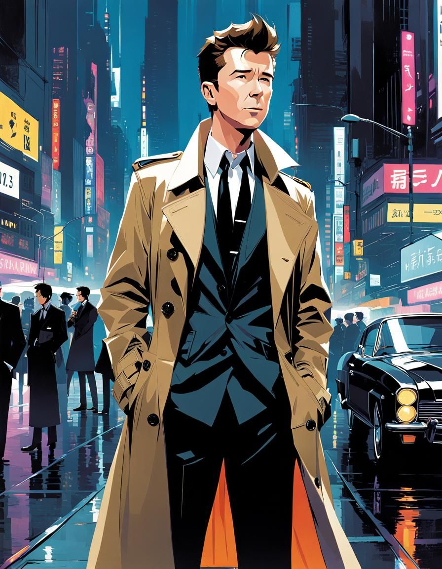 Anime Portrait in Style of Pascal Campion