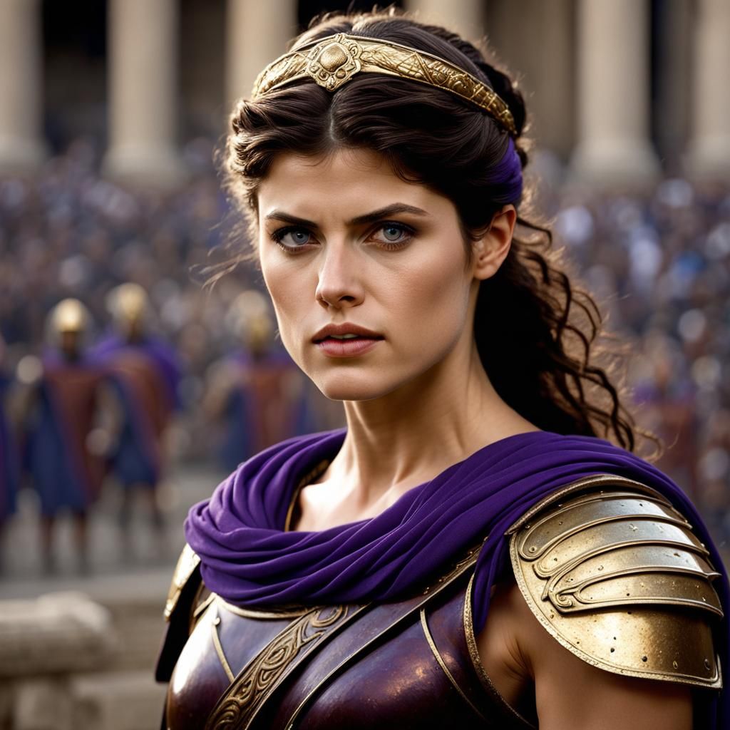 Roman Gladiatrix in the Colosseum