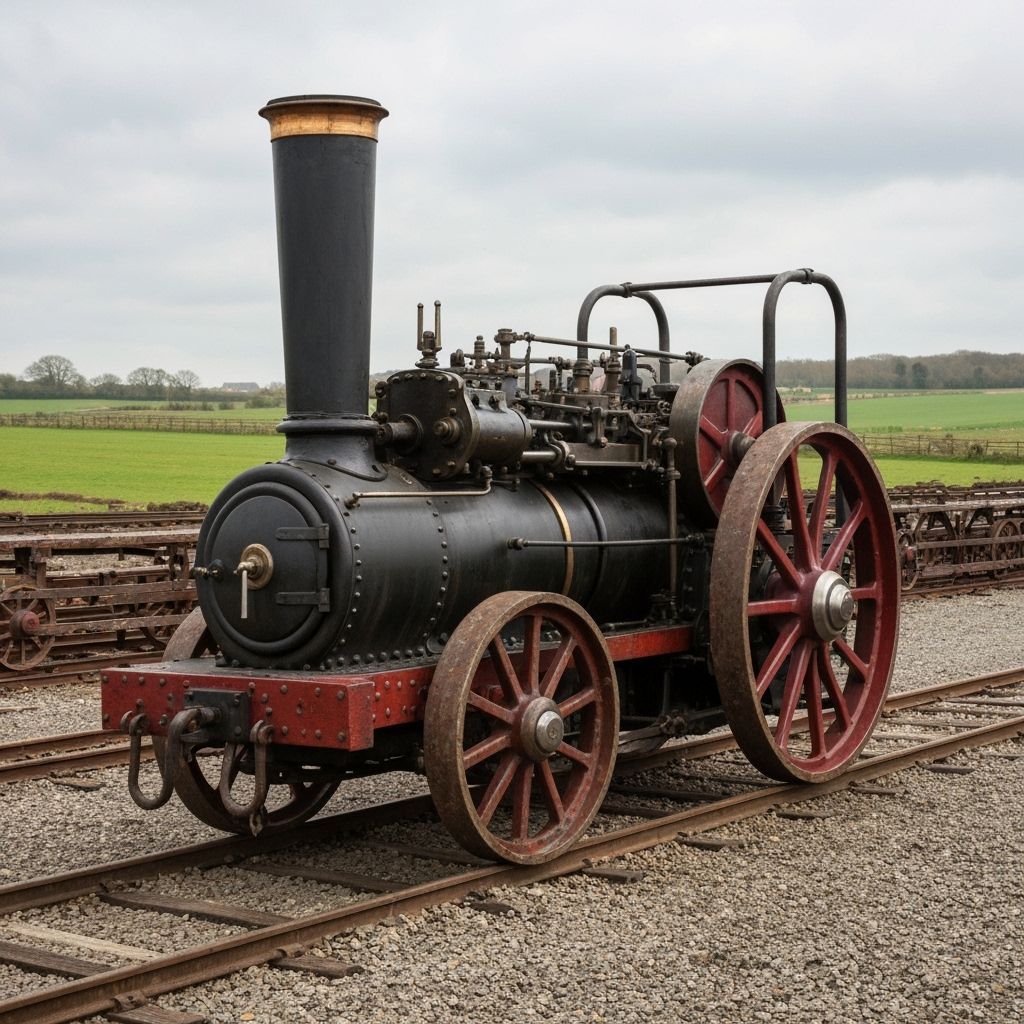 Very early steam engine, Stockton to Darlington railway 1820...
