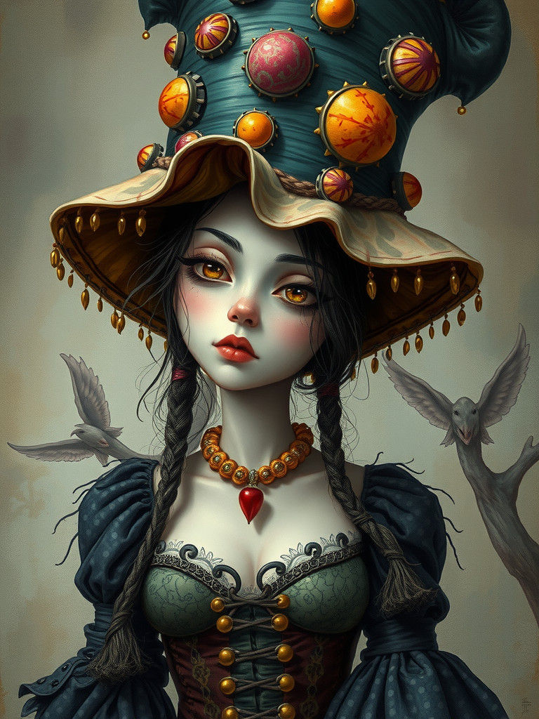 Surreal Beauty in a Crazy Hat