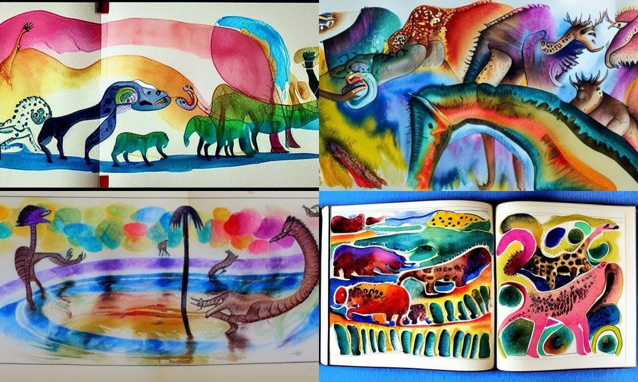 Book Illustration: Sixth Extinction in Watercolor