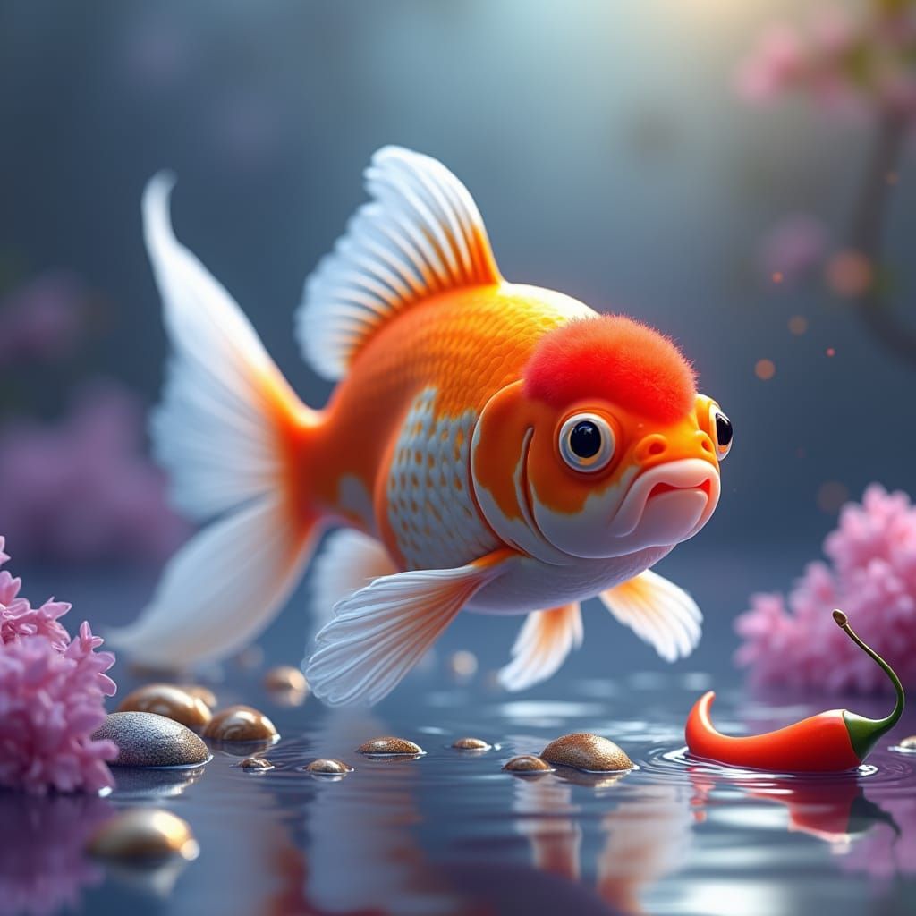 Pepper the Goldfish