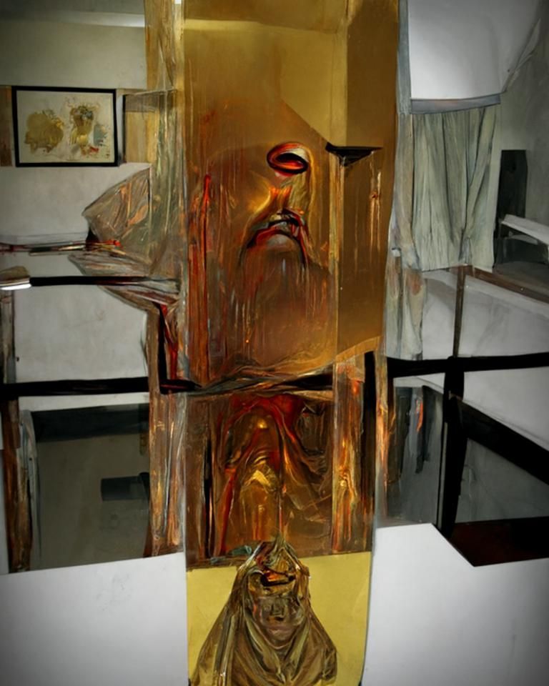 Surreal Mad Emperor Dance in a Dali-esque Style