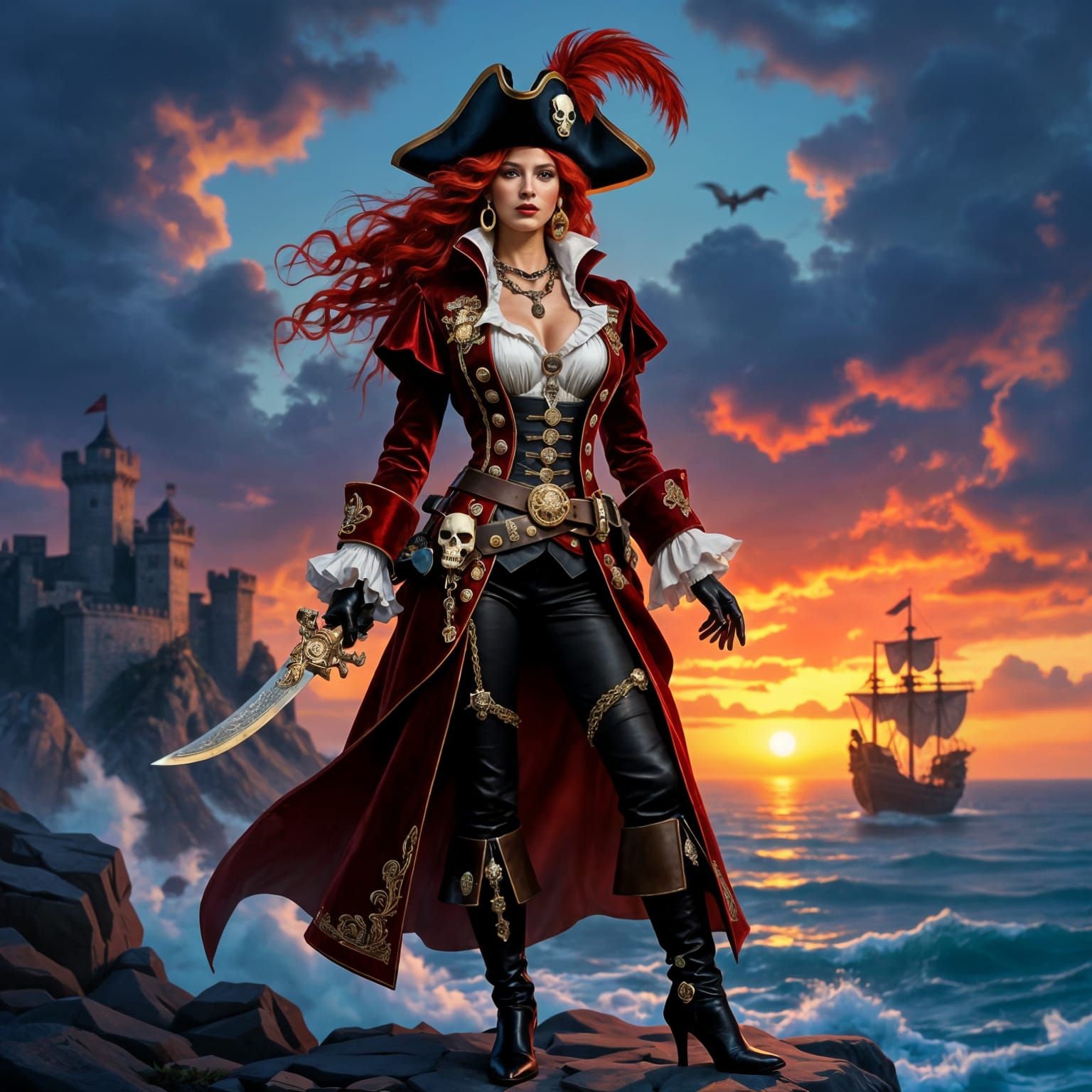 Scarlet Rogue: Mythic Pirate Queen of Tortuga