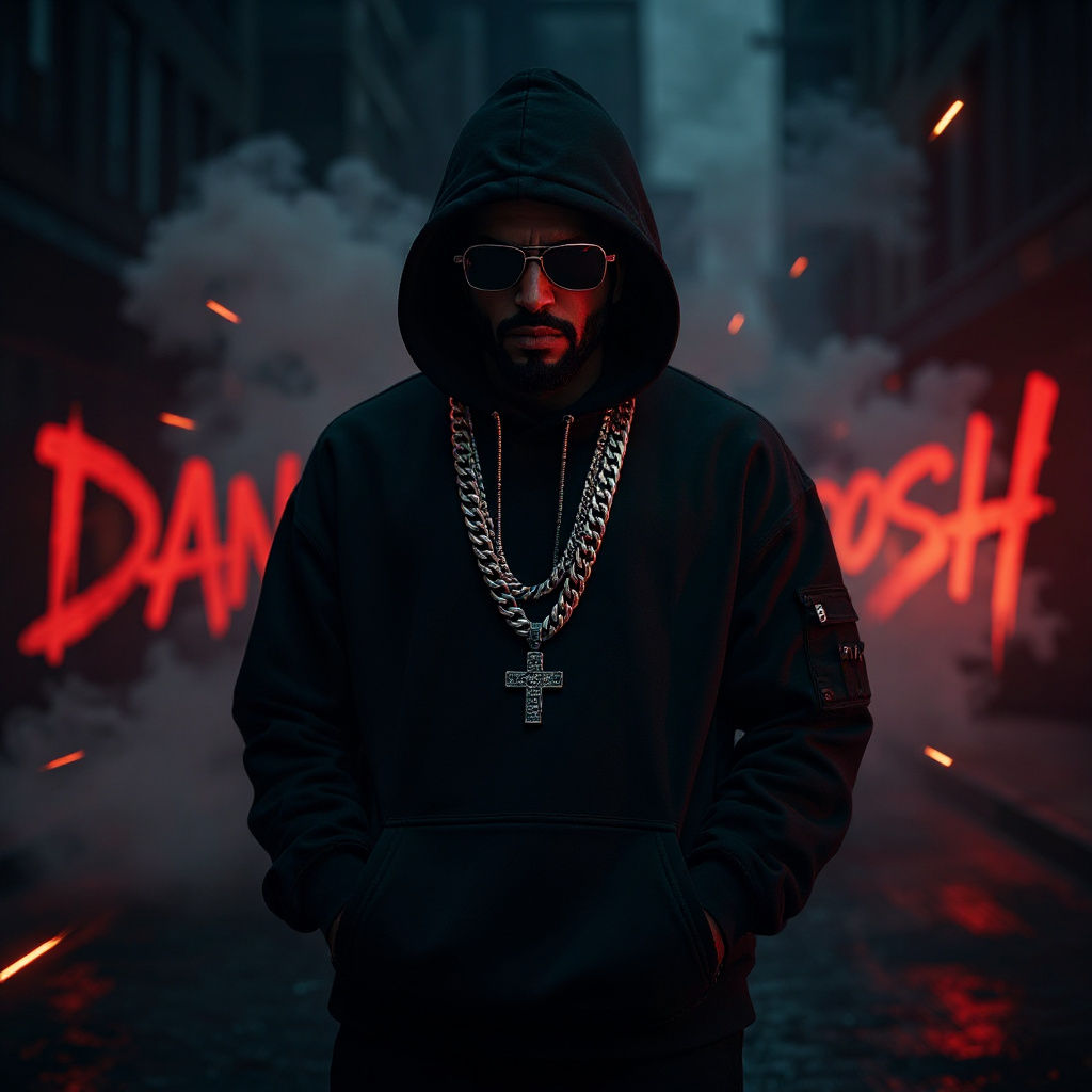 DANYKOOSH: Cinematic Urban Night Scenes with Glitch Effects