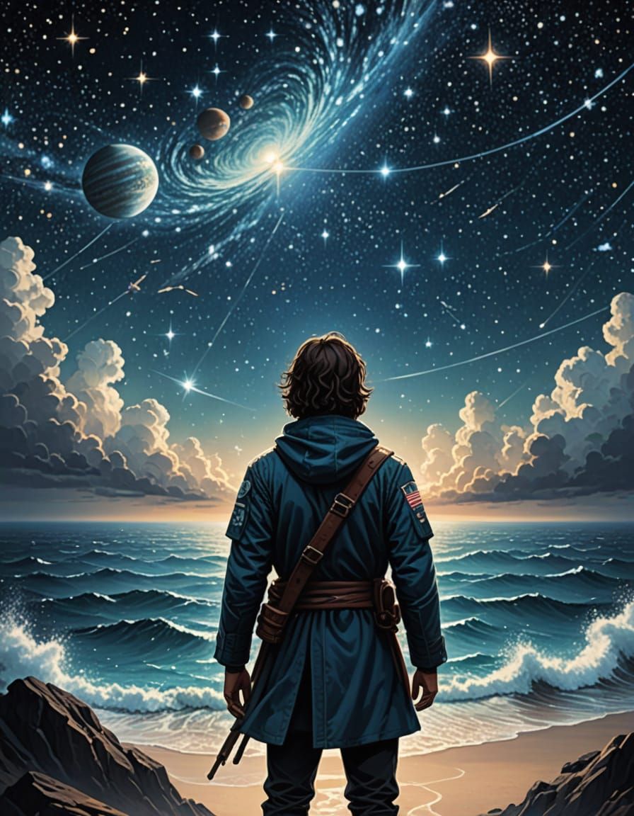 Celestial Voyage in Ethereal Beauty