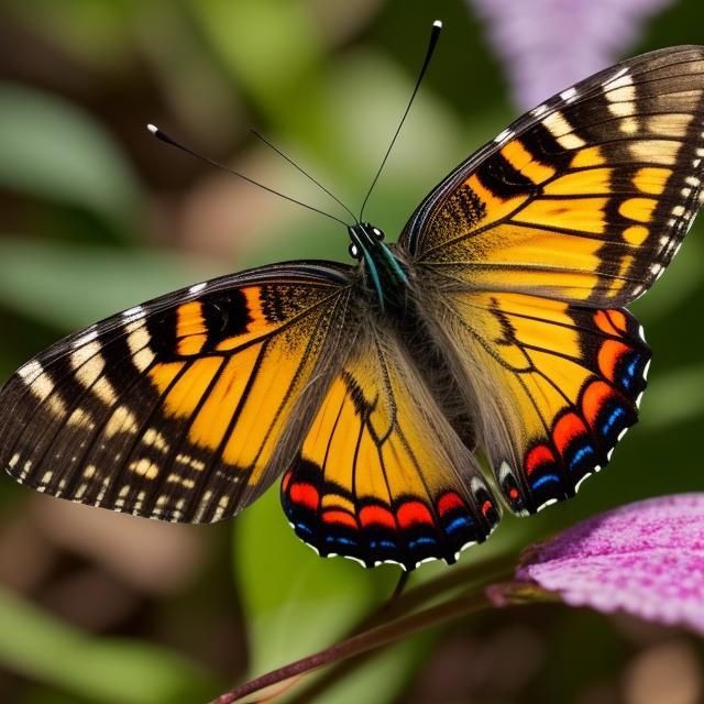 Colorful Butterfly on Moss: Professional Photography
