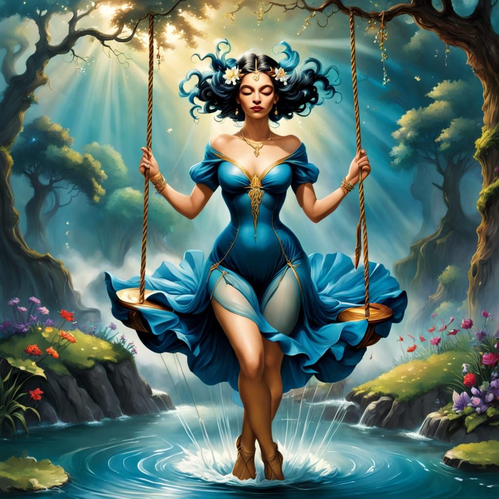 Ethereal Balance of Liquid Poetry