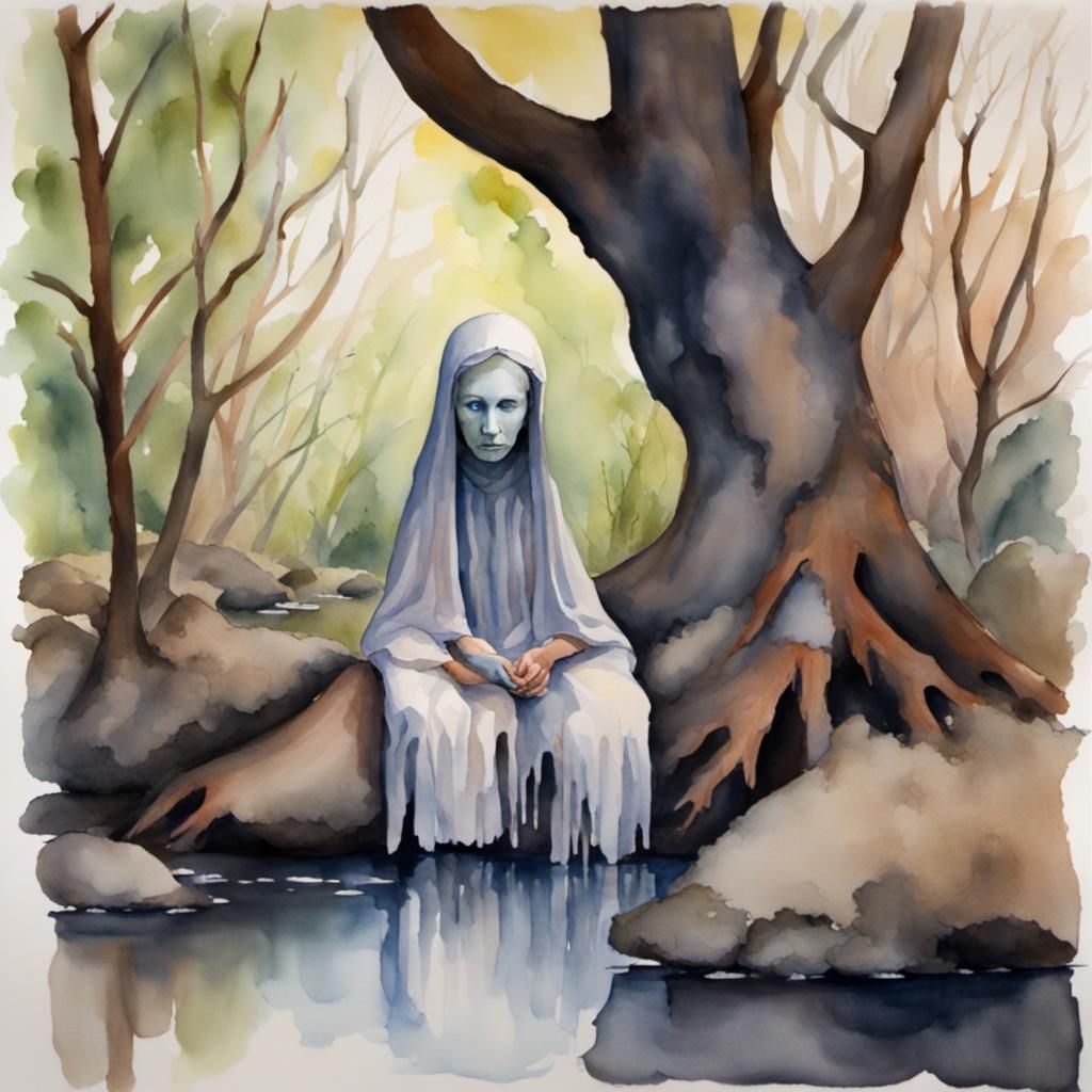 Watercolor Effigy Found Near Sacred Creek