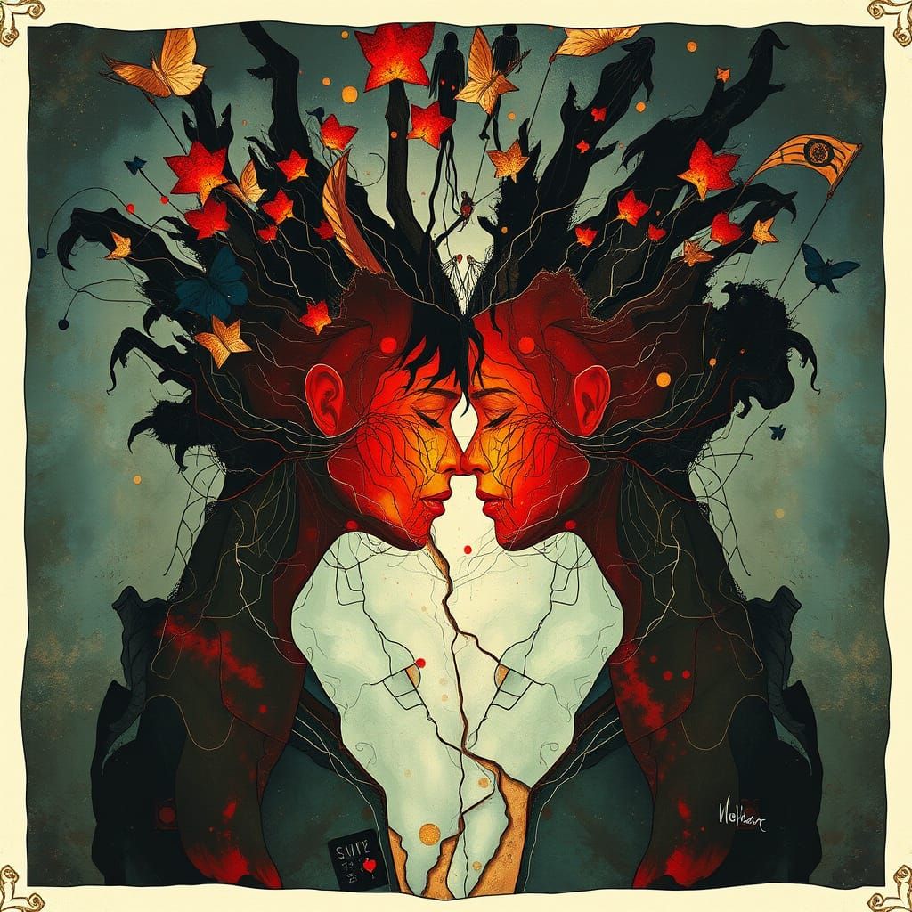 Expressing Inner Turmoil of Heartbreak