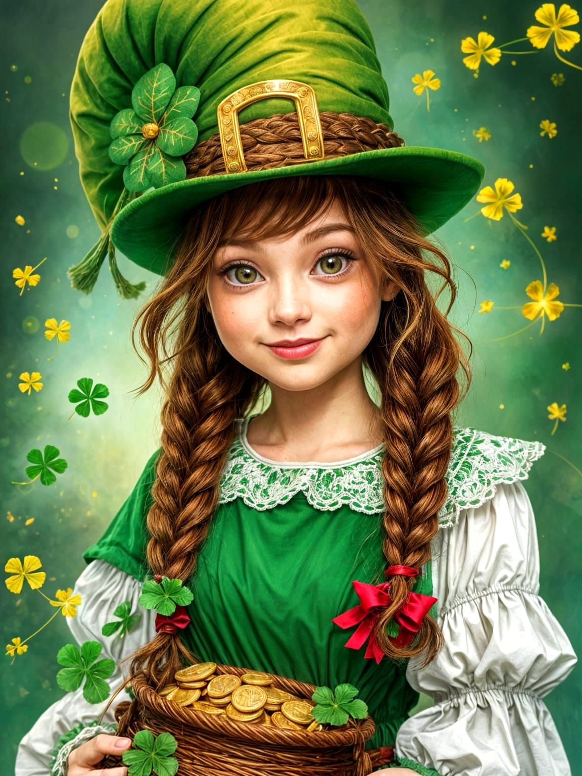 Whimsical St. Patrick's Day Celebration in Vibrant Colors