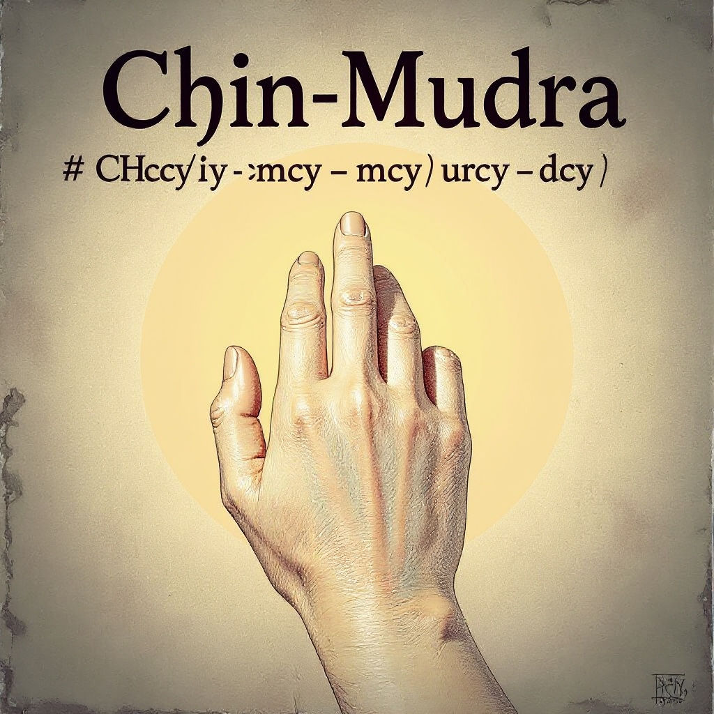 Hand Performing Chin Mudra Meditation Gesture