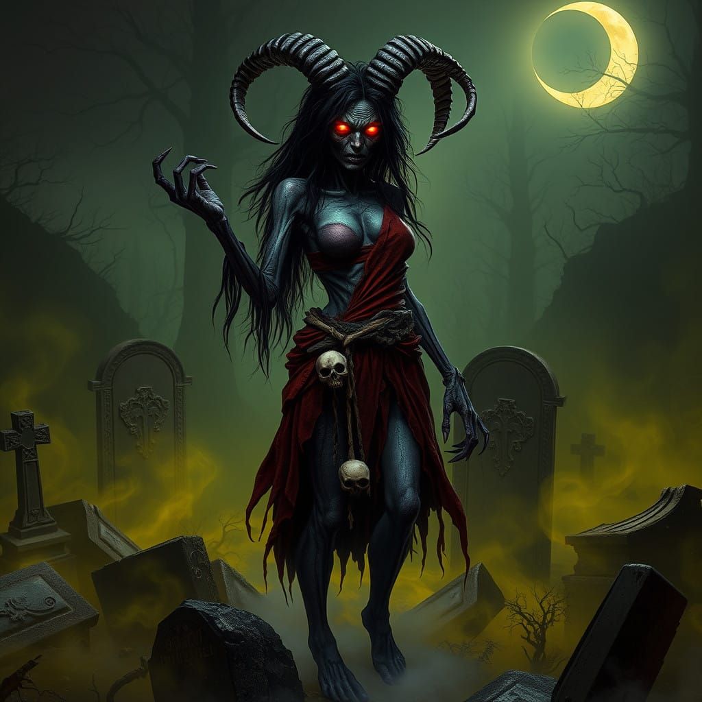 Twisted Witch of the Dark Cemetery