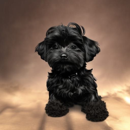 Athenosius the Fearless Yorkiepoo: Digital Matte Painting