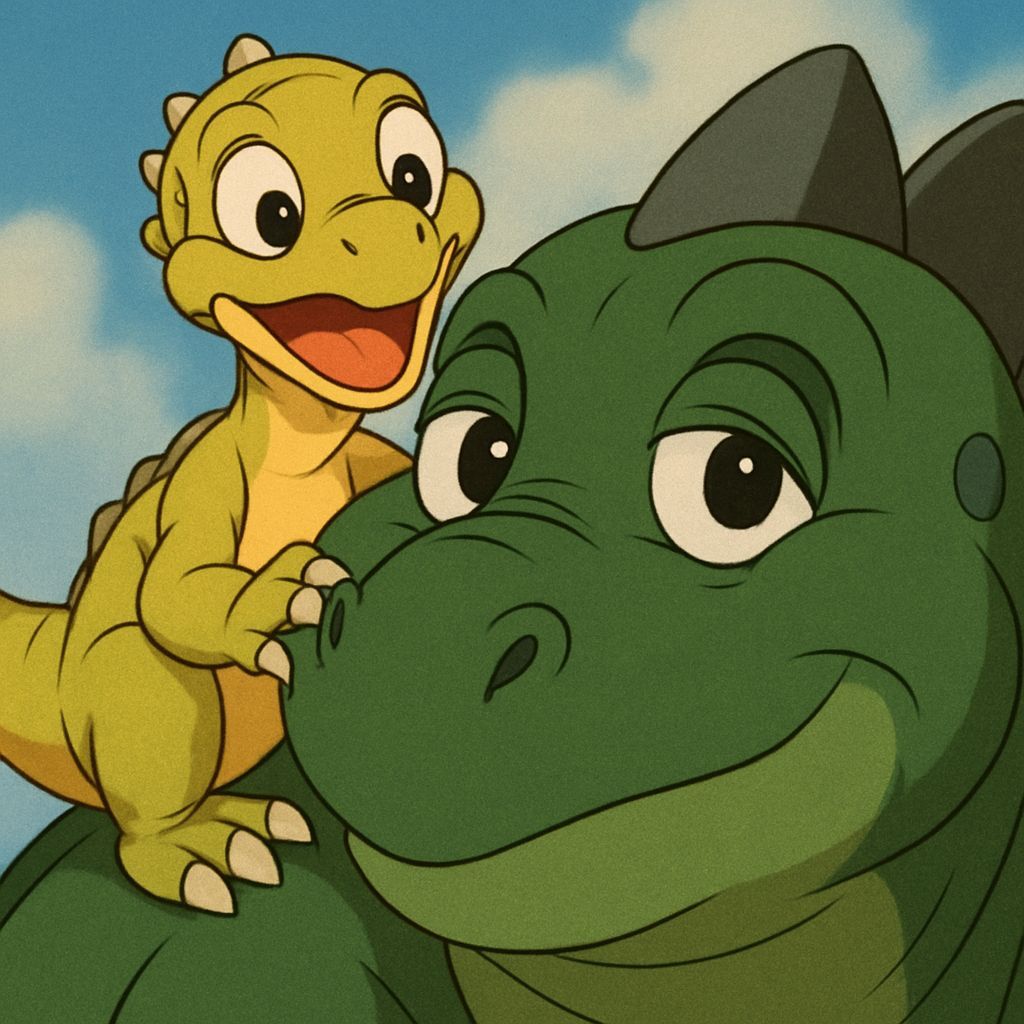 Ducky Rides Spike: A Close-Up View