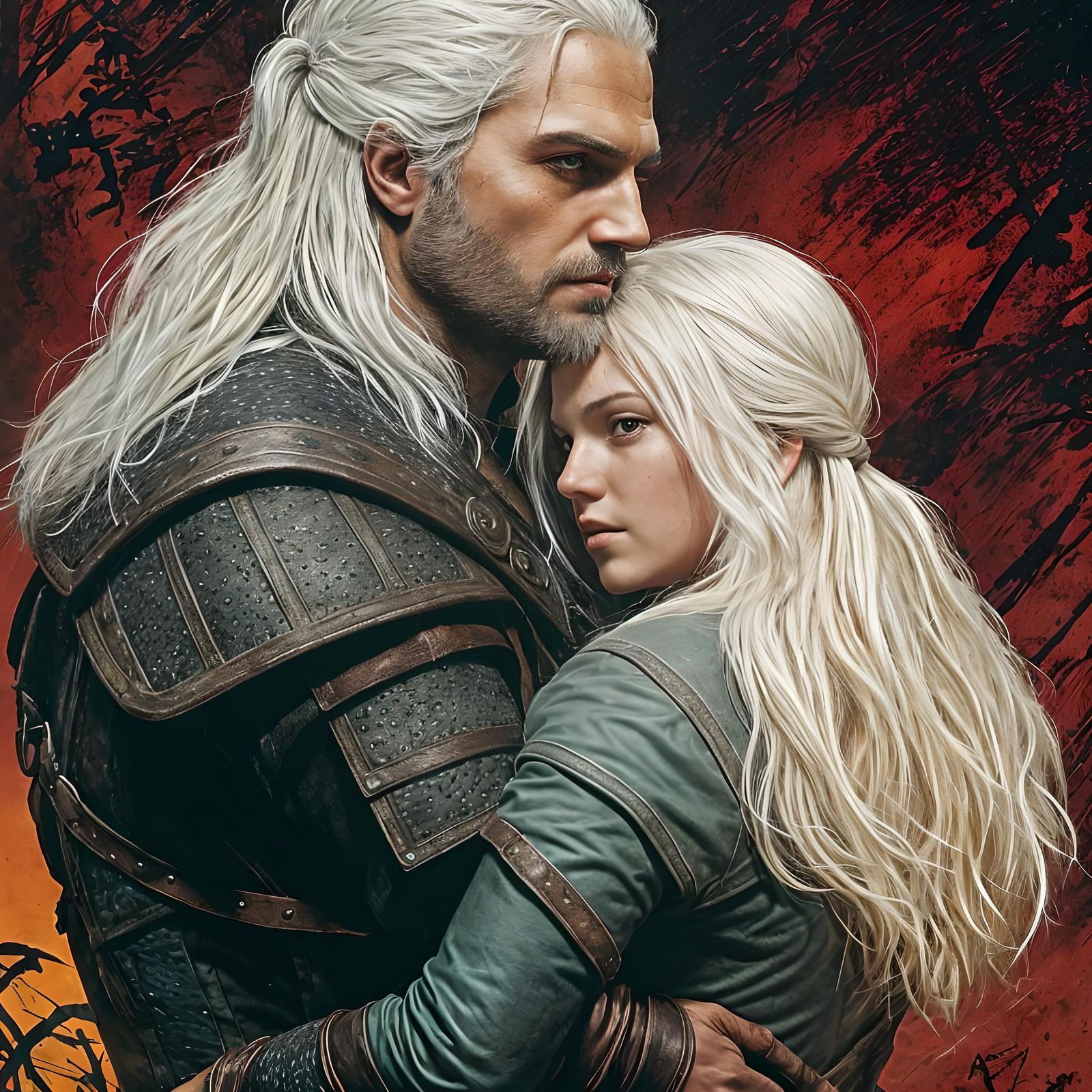 Geralt and Ciri: A Father-Daughter Portrait