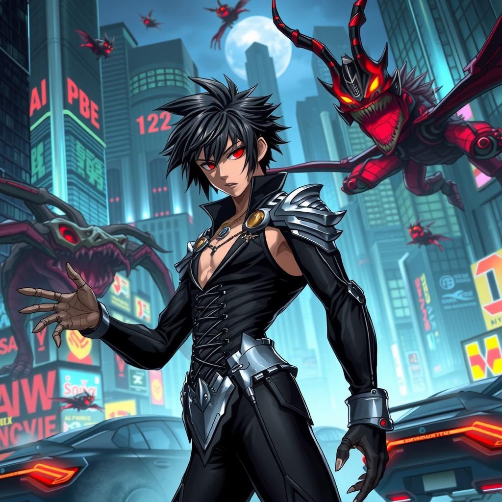 retro Japanese PlayStation 2 era science fiction fantasy JRP...