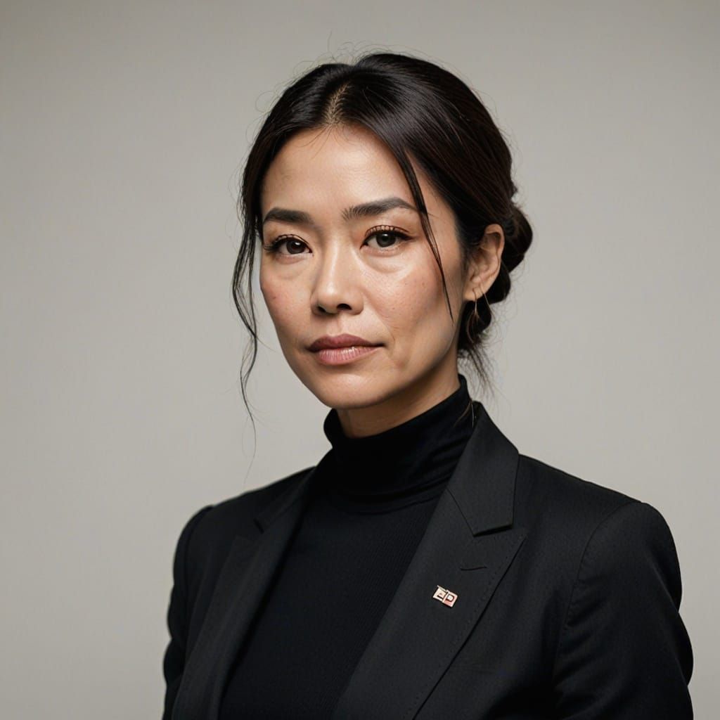 Portrait of a Woman with Dark Hair