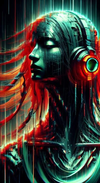 <lora:NIGlitchStyle:1.0> Glitch Art in the style of zen - 3