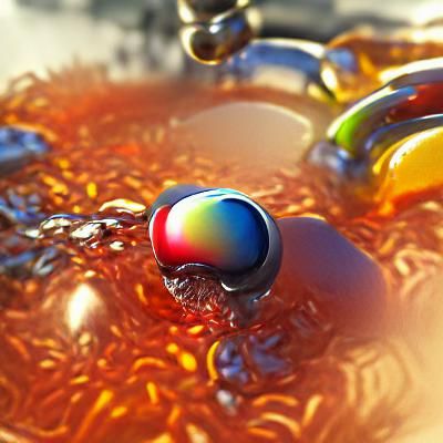 Hot and cold running liquid colour.