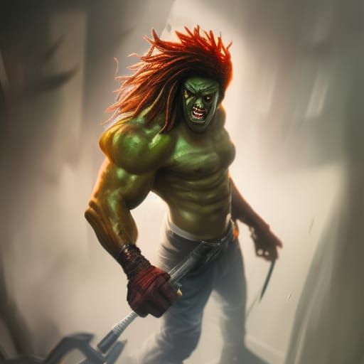 Sinister Portrait by Greg Rutkowski - Hyperrealistic Detail