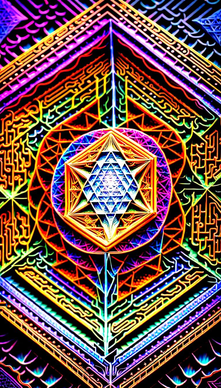 Sacred Geometry: Quantum Algam and Metatron's Cube