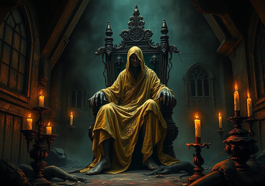 King in Yellow: Cosmic Horror in Doré Style