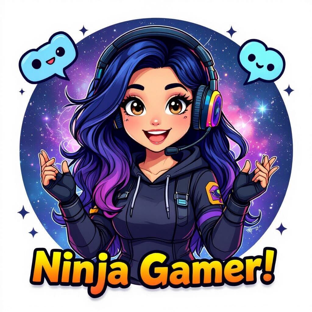 Cute Tasmanian Devil Girl Emotes in Anime Style