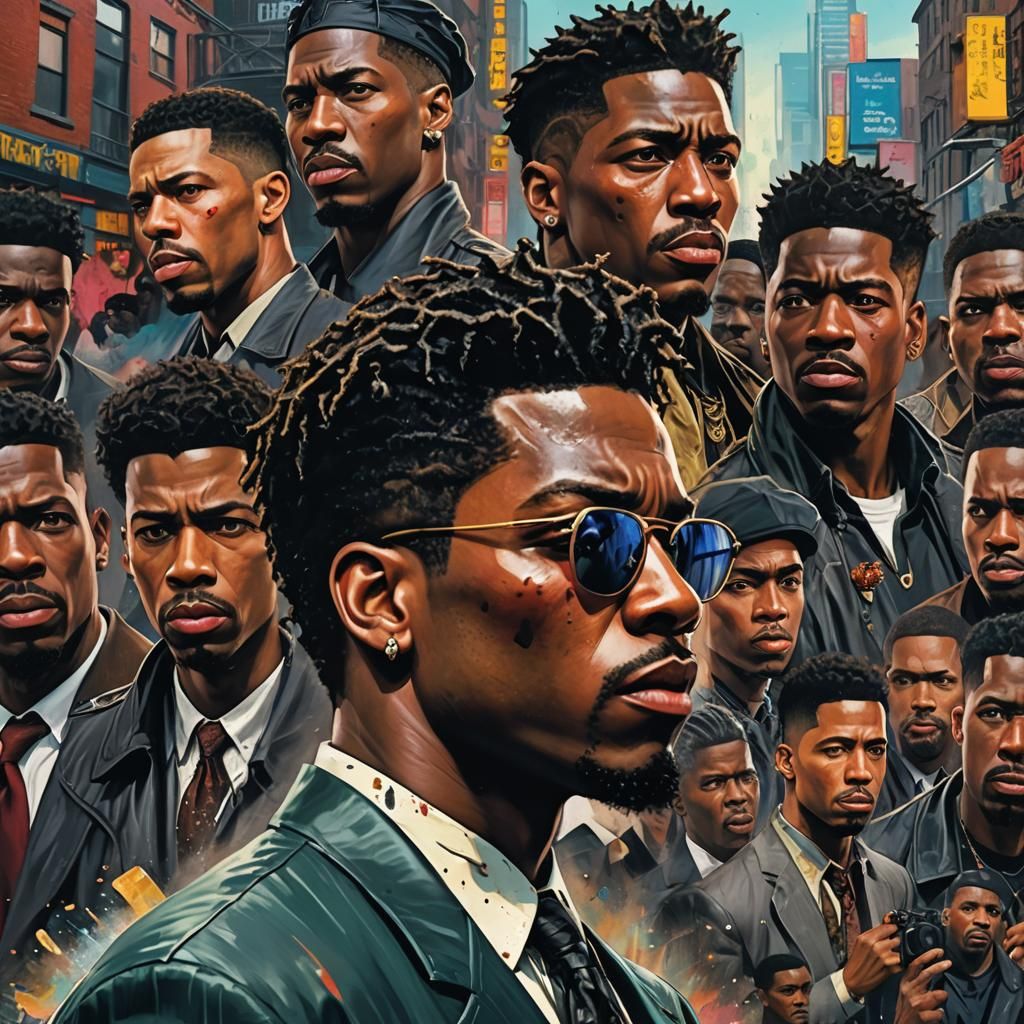 Hyperrealistic Portrait in Splash Art Style