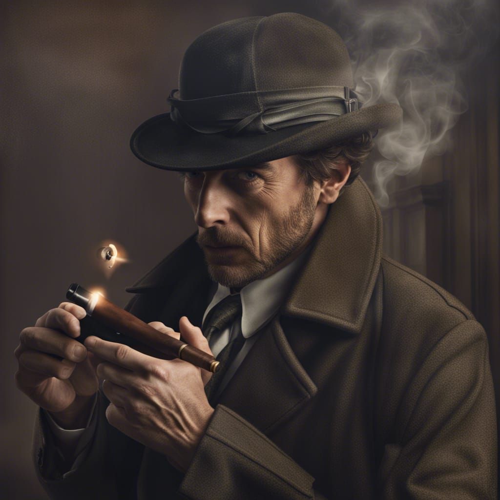 Sherlock Holmes Assassination: Hyperrealistic Album Cover
