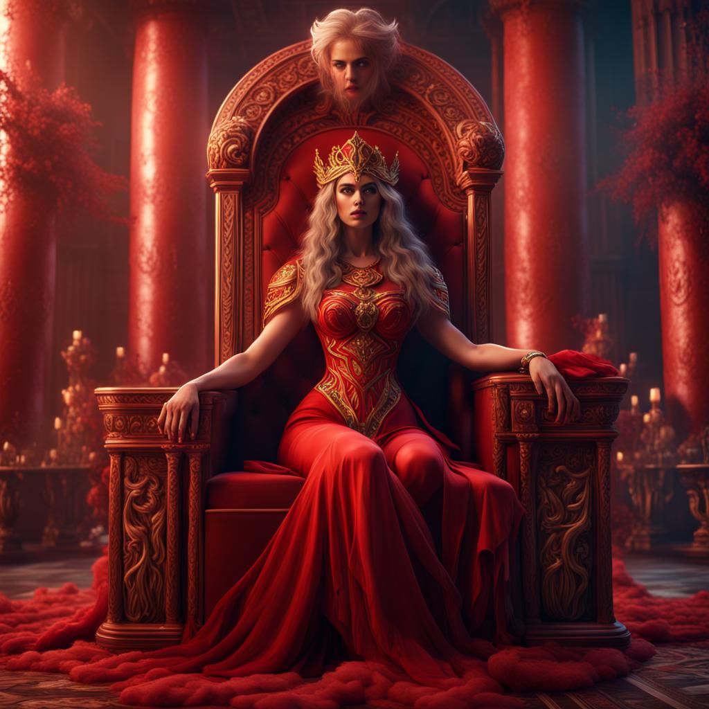 Phoenician Goddess of Love on Her Throne