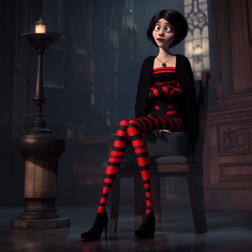 Mavis Dracula in CGI Pixar Style