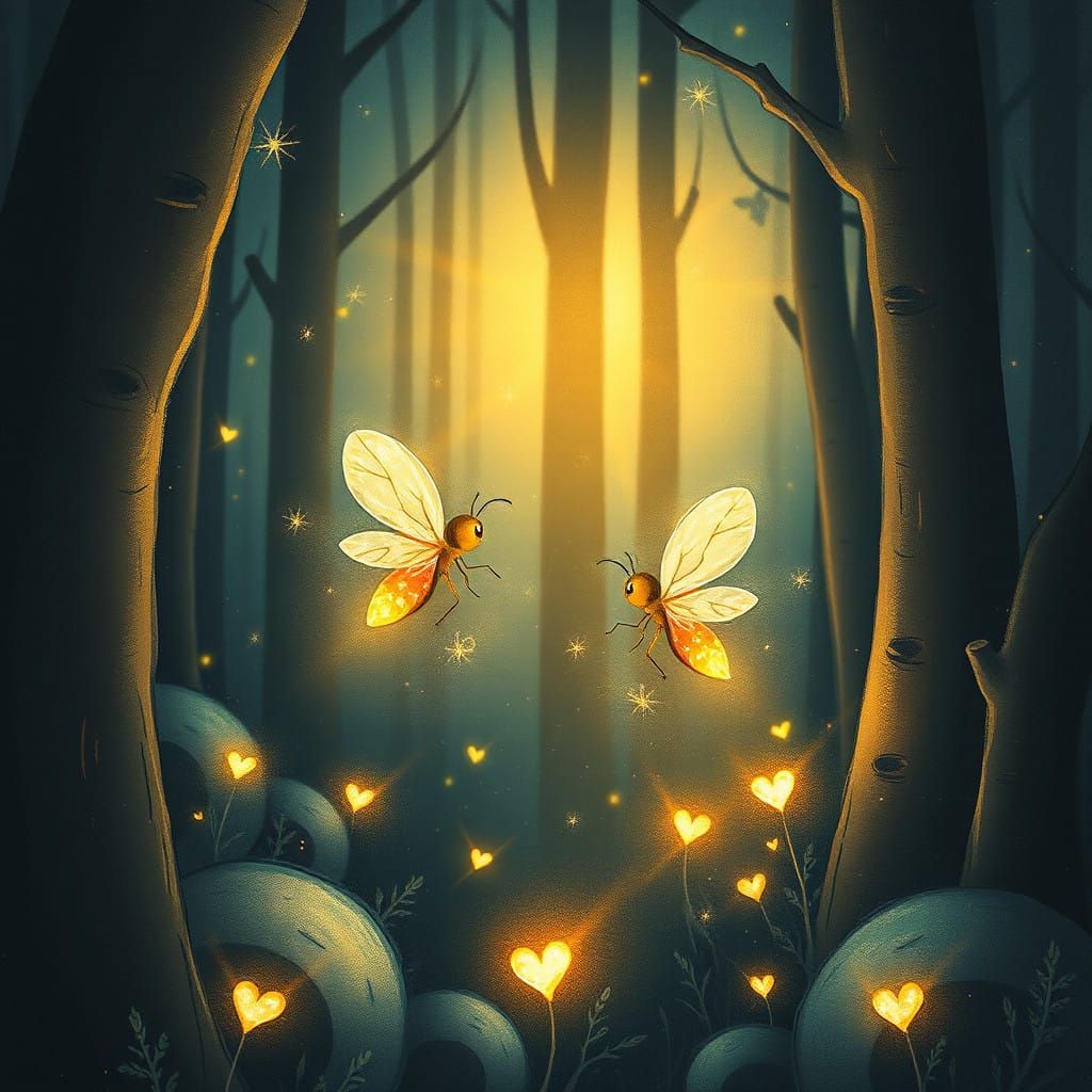 Enchanted Whimsy in Beatrix Potter Style Storybook Illustrat...