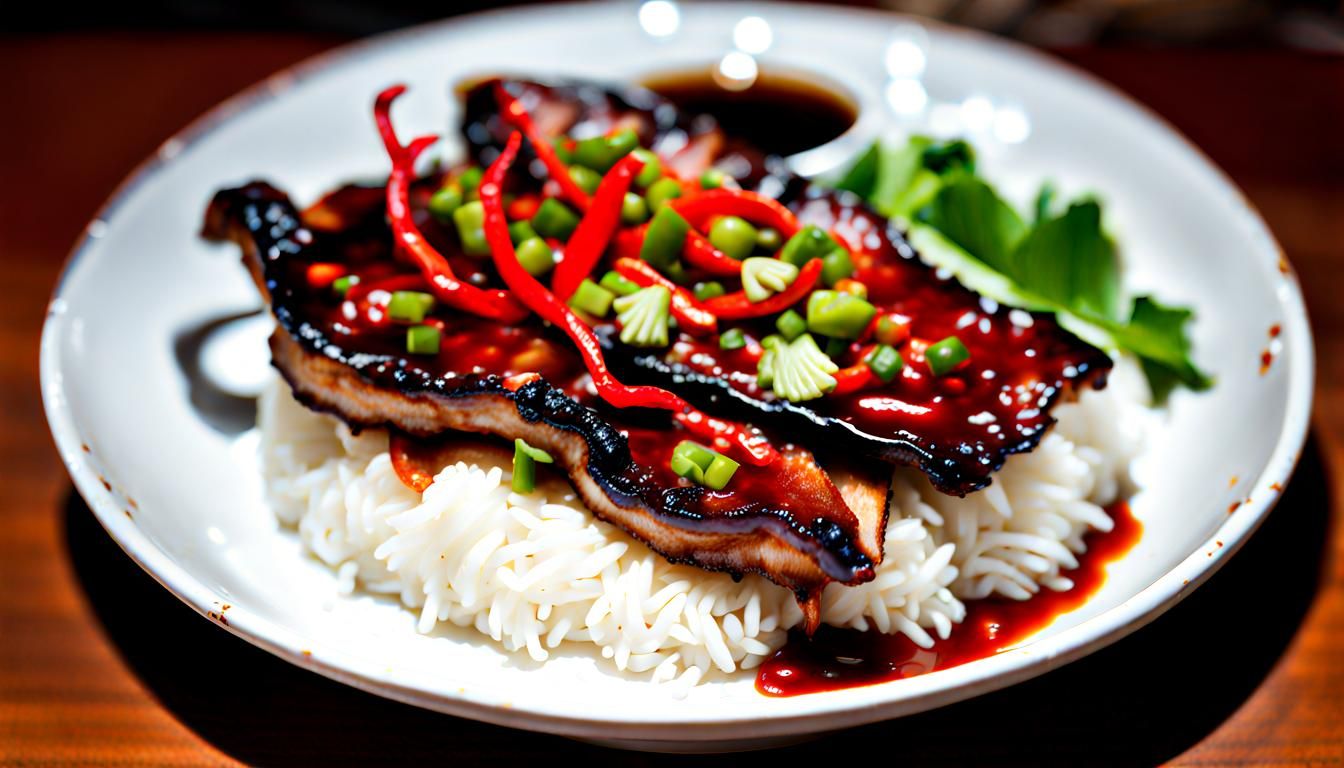 Spicy Belly Pork with Ghost Chili and Oyster Sauce