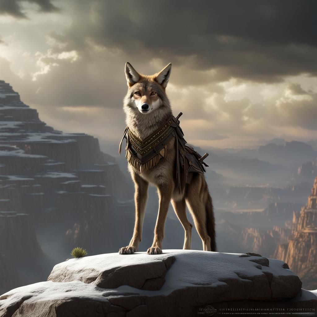 Coyote the native American God of Mischief