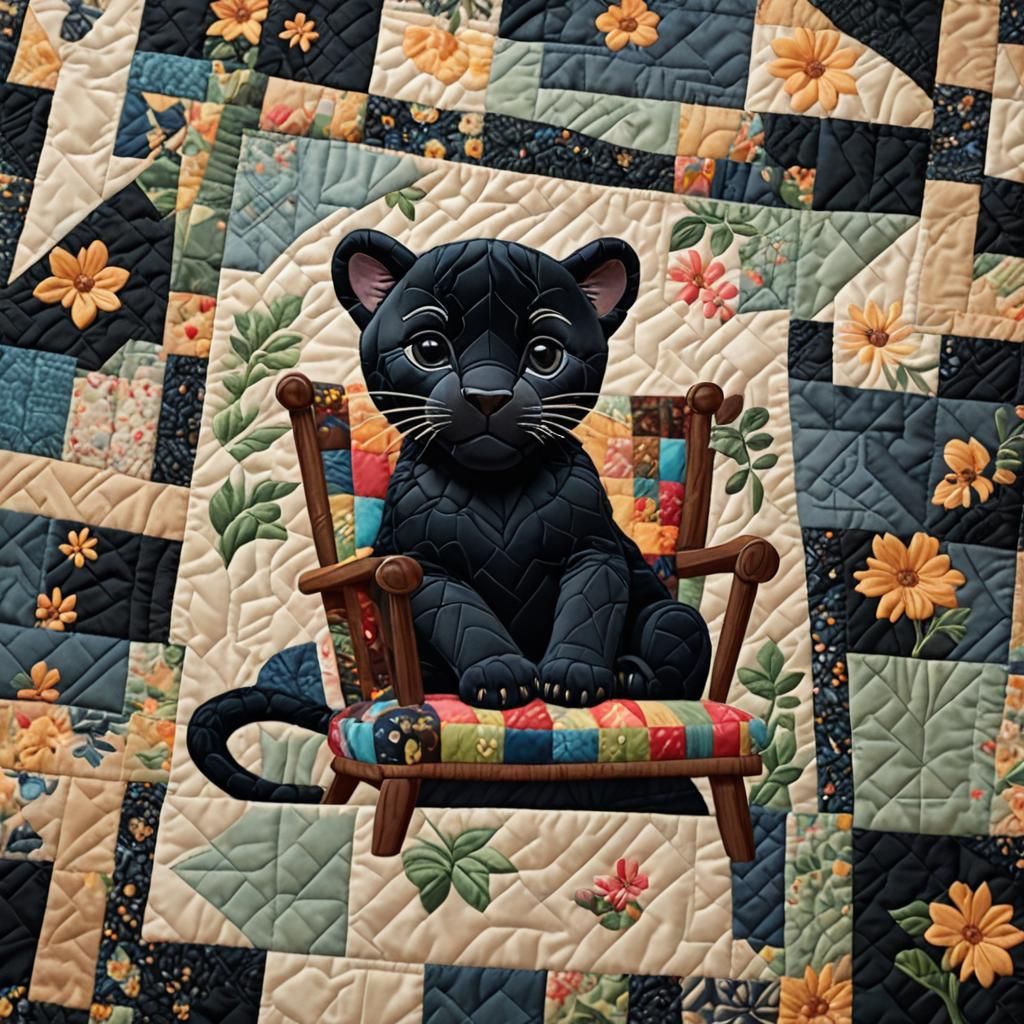 quilted cat