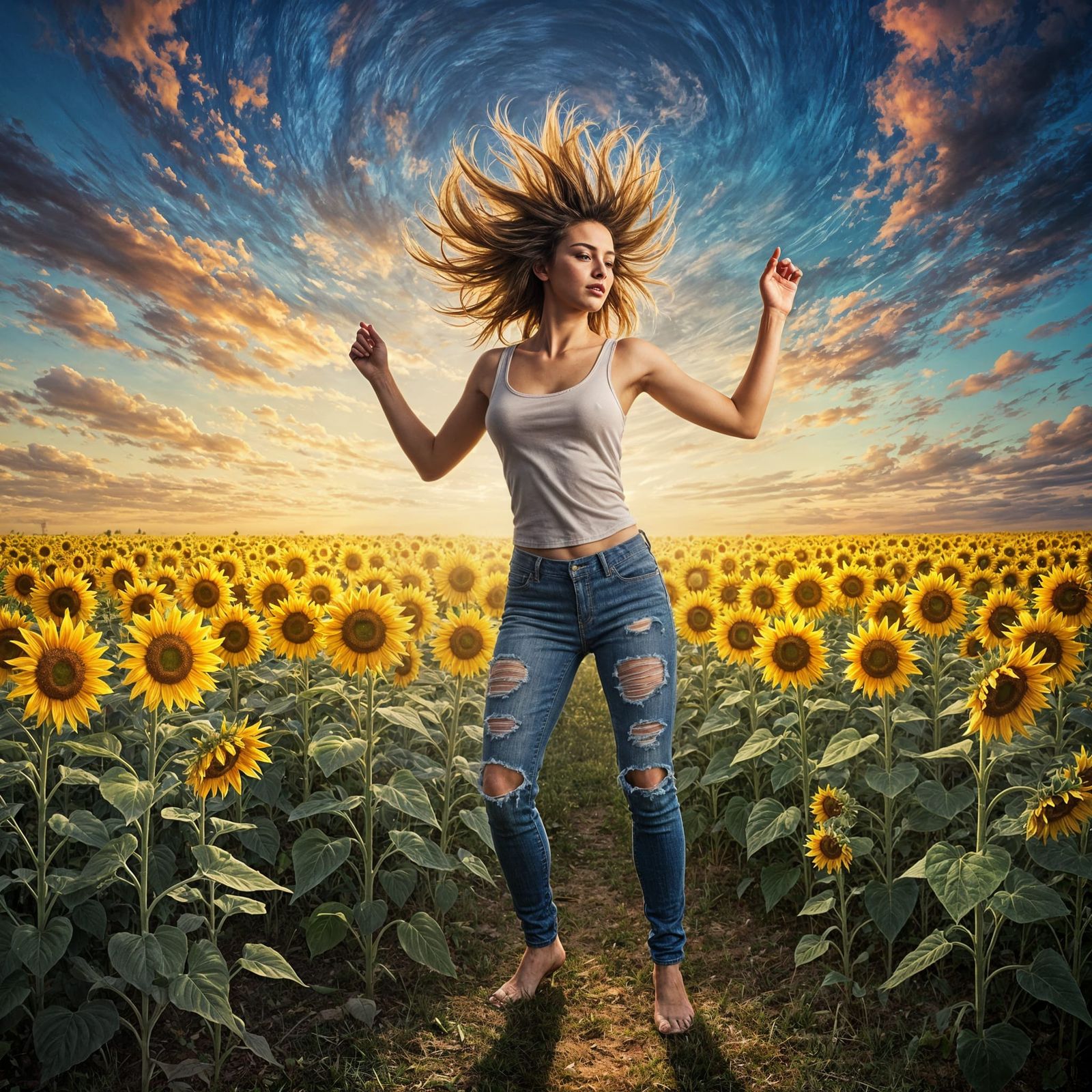 Sunflower dance