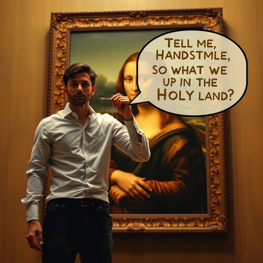 Mona Lisa Comes to Life in Louvre Museum