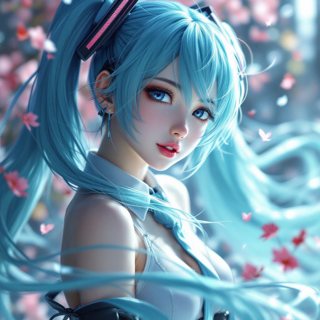 Miku Hatsune 3D Anime Art