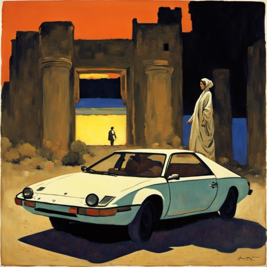 Toyota Rushing to Aswan: Rothko and Somov Style
