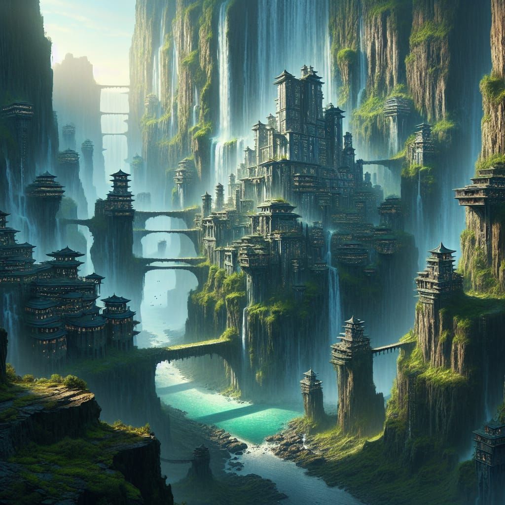 Stilted Cities Thrive on Mystical Canyon Walls