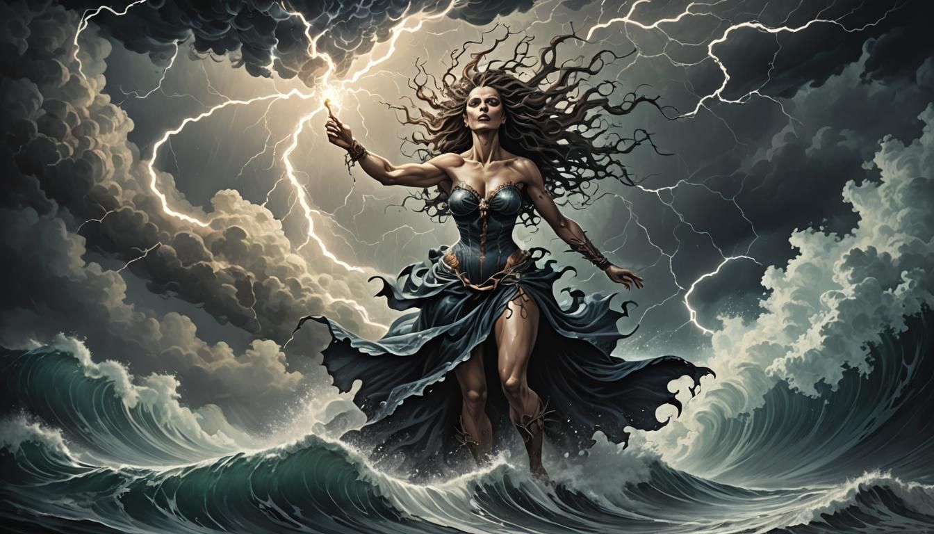 RAN (SEA GODDESS OF STORM & DEATH)