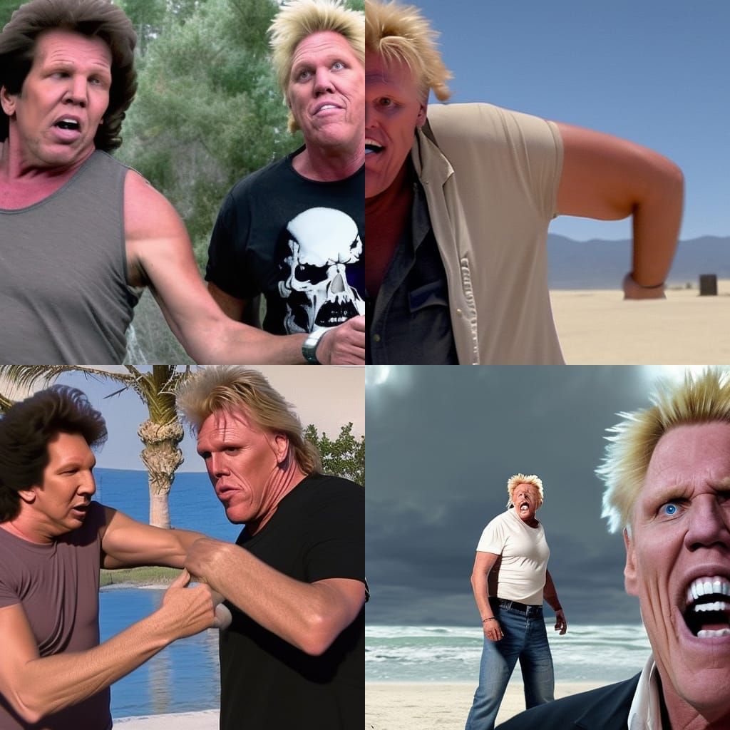 Gigantic Gary Busey vs Gigantic Neil Breen